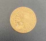 Золотая монета 2,5 доллара США 1926 г., Голова Индейца