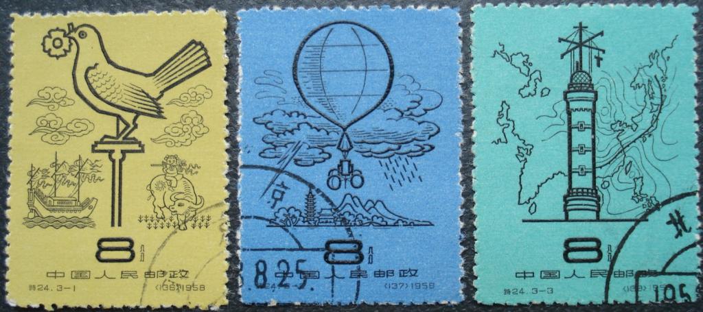 1958 г. Китай (КНР). Метеорологические наблюдения. ПС из 3 м. СТО