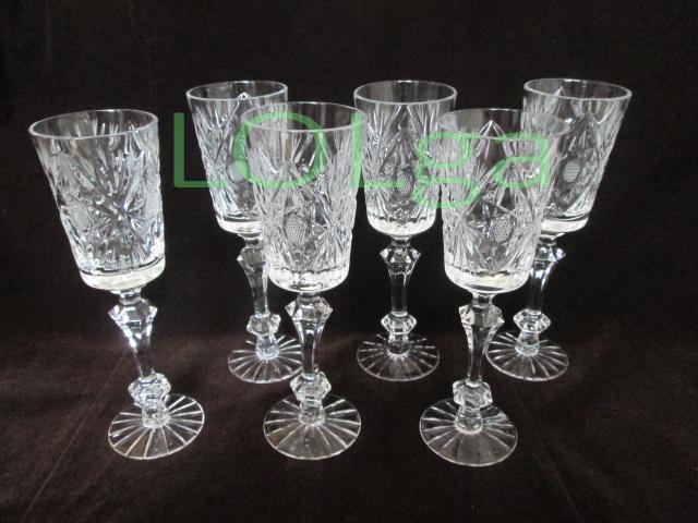 Фужеры ПРЕЗЕНТ хрусталь Гусь-Хрустальный СССР. H 21,3см