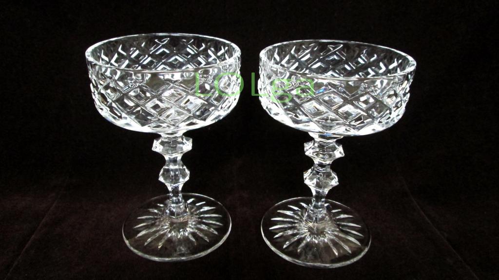 Креманки РОМБЫ хрусталь Гусь-Хрустальный СССР