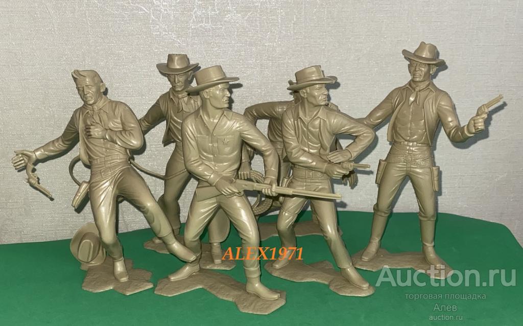 MARX, BARAVELLI, КОВБОИ, 6 ДЮЙМОВ (15 СМ), ВЕСТЕРН, МЯГКИЙ ПЛАСТИК, СОЛДАТИК, ДИКИЙ ЗАПАД