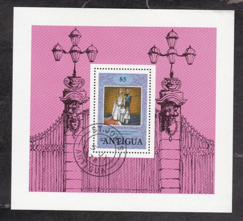 Антигуа 1978 Королевская пара (7548)