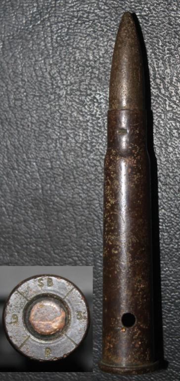 Макет 7.71х56R, Латвия. Клеймо SB 1931 R. Пуля Mark VII. Сверло.