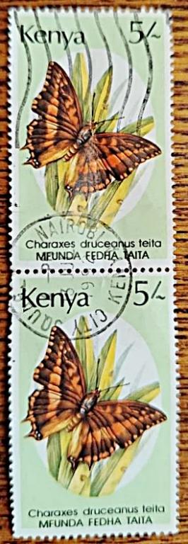 Кения 1988 Бабочки