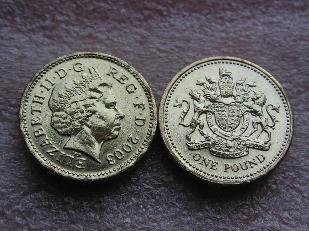 Англия/Великобритания 1 фунт 2003 unc