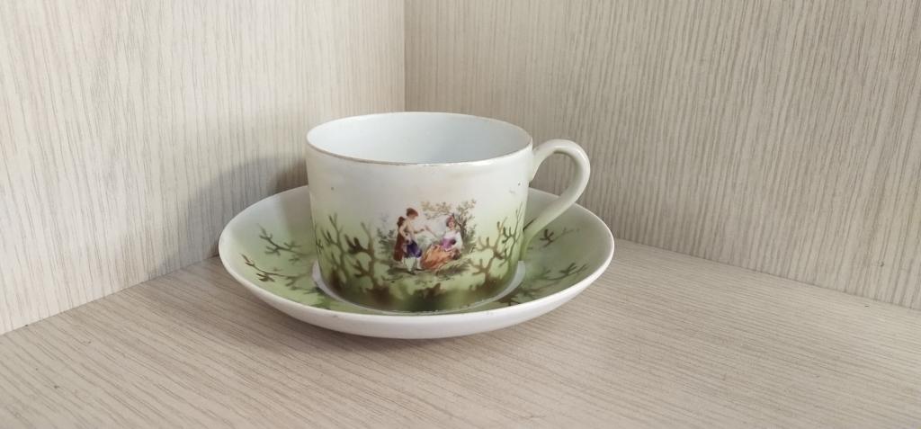 Чайная пара. Фарфор. Гарднер.