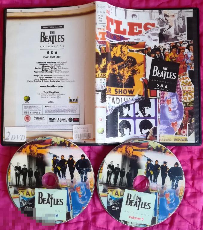 The Beatles – Anthology - 5 & 6 (2 Unofficial DVD - R) Сост: Like New