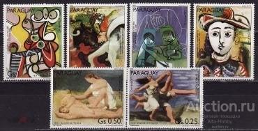 Парагвай, 1981,Живопись Пикассо, 6 марок
