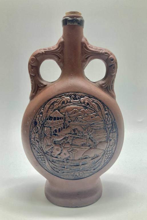 Бутыль, штоф, для вина, глина