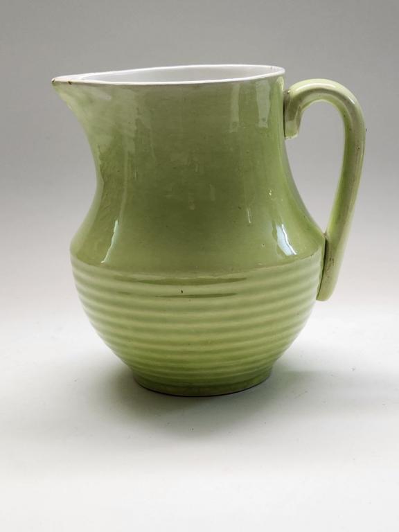 Кувшин зеленый салатовый ЗИК Конаково СССР 1958 год