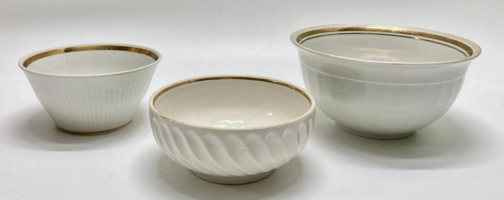 Салатник + 2 пиалы, ЛОЗ, позолота