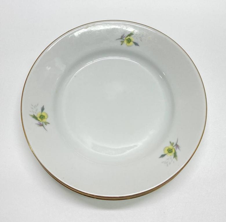 Тарелки десертные цветы, Болгария, 5 шт