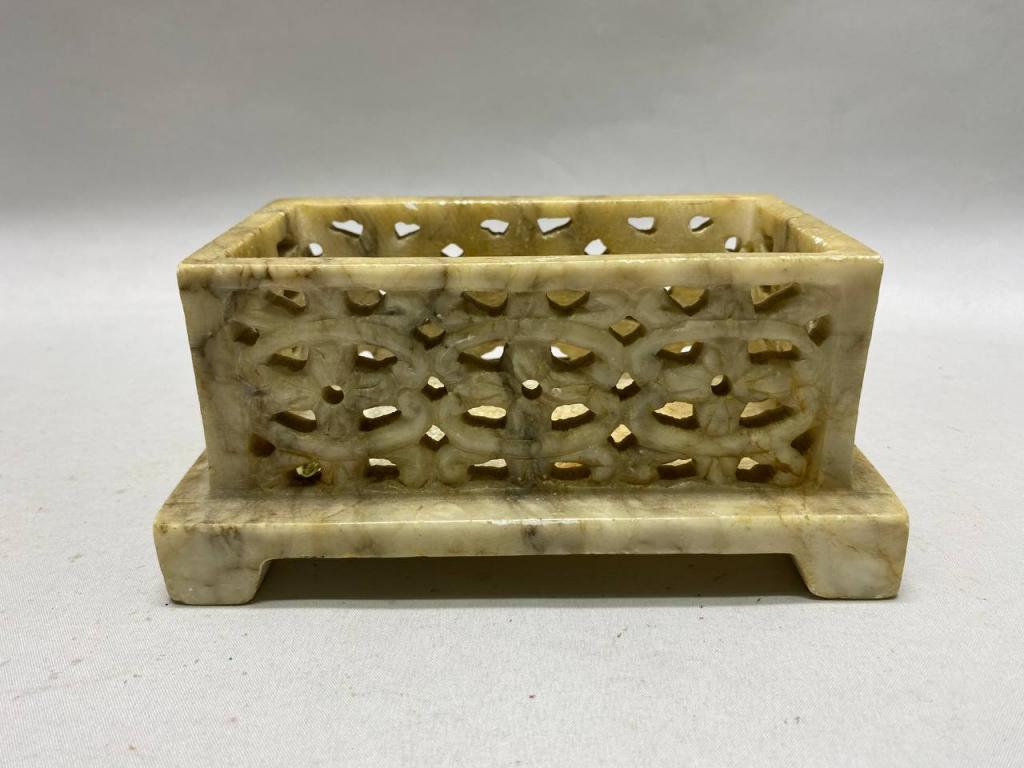 Шкатулка из натурального камня 8*15*8,5 см