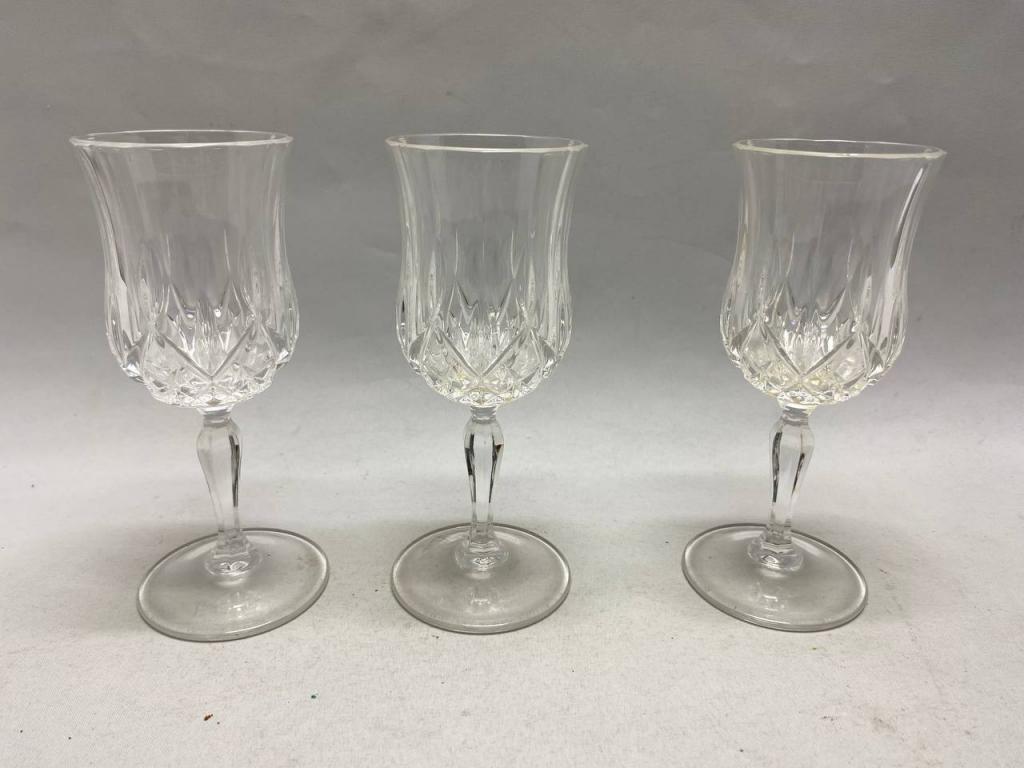 Бокалы хрусталь алмазная грань, 3 шт