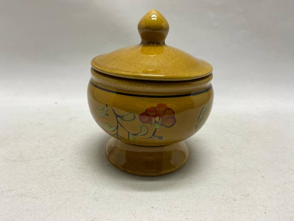 Сахарница обливная керамика