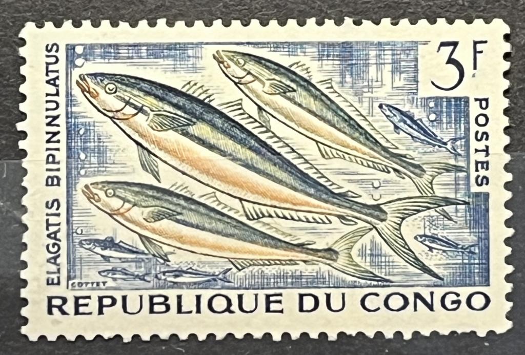 Почтовая марка Конго 🇨🇬