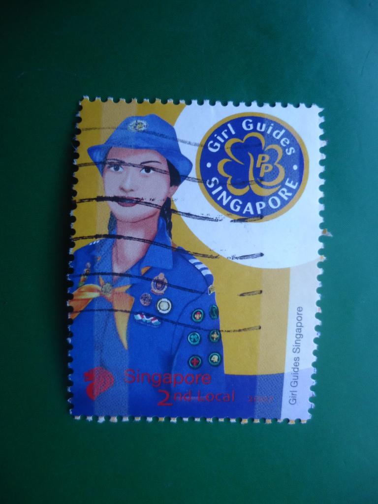 2007 г.  Сингапур  гаш. без клея.