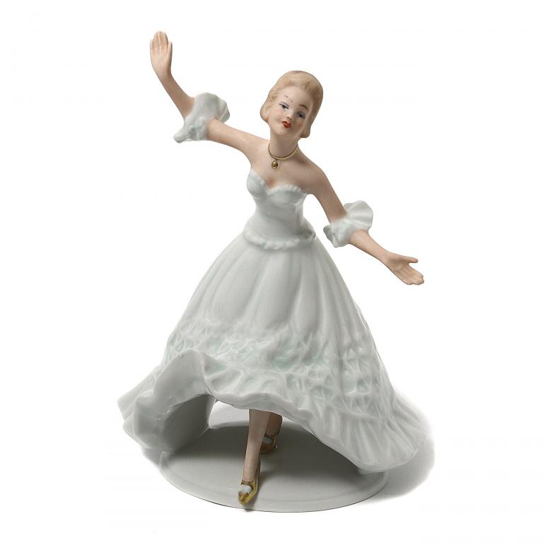 Фарфоровая фигура "Танцовщица". Wallendorf