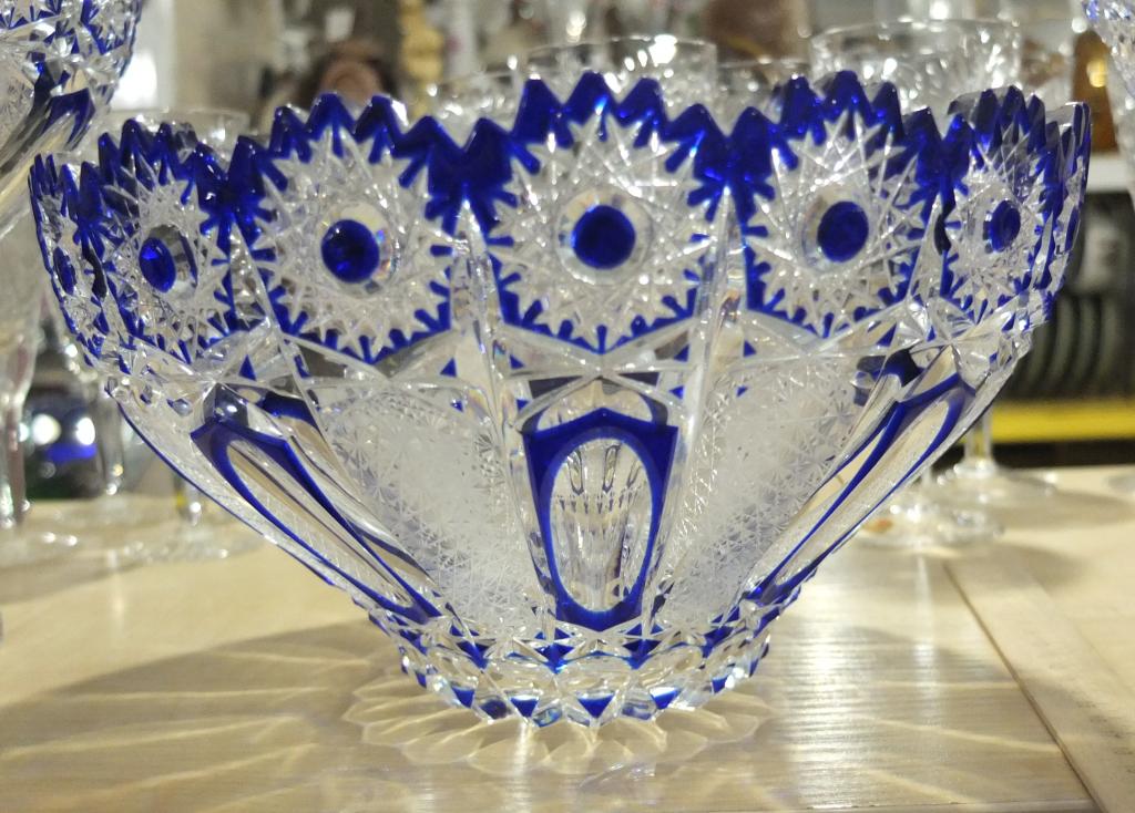 хрустальная ваза Olbernhaueк, Германия, период СССР