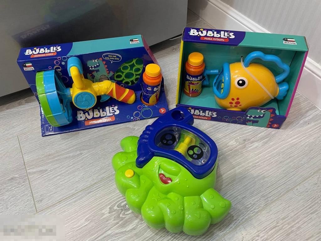 Генераторы мыльных пузырей Attivio новые