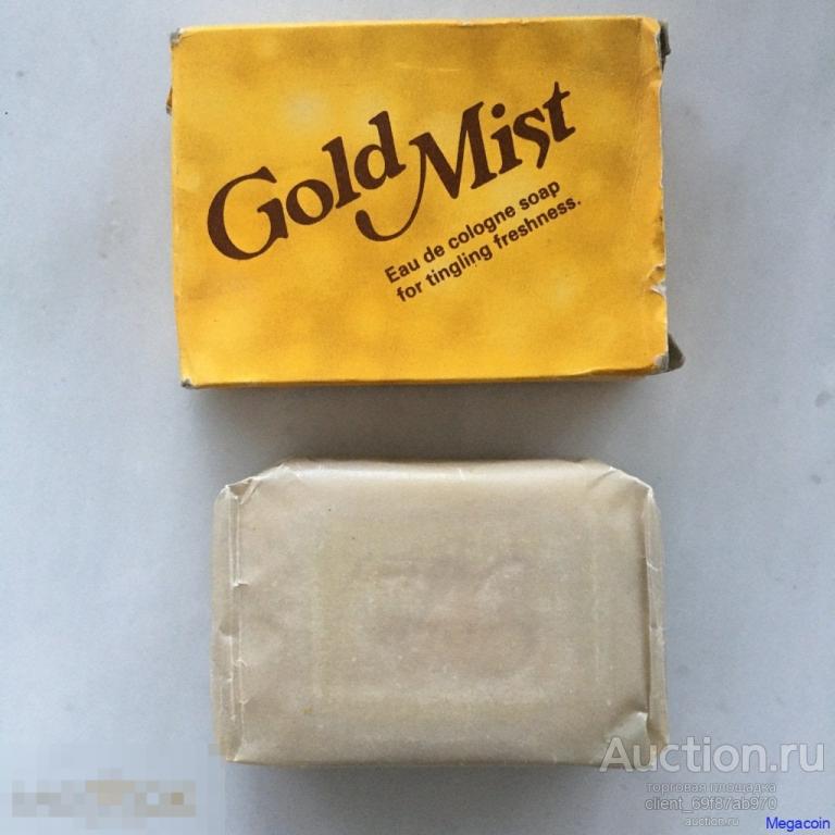 Мыло туалетное времен СССР Gold Mist, Бомбей, Индия, 100 гр. (perfume-433)