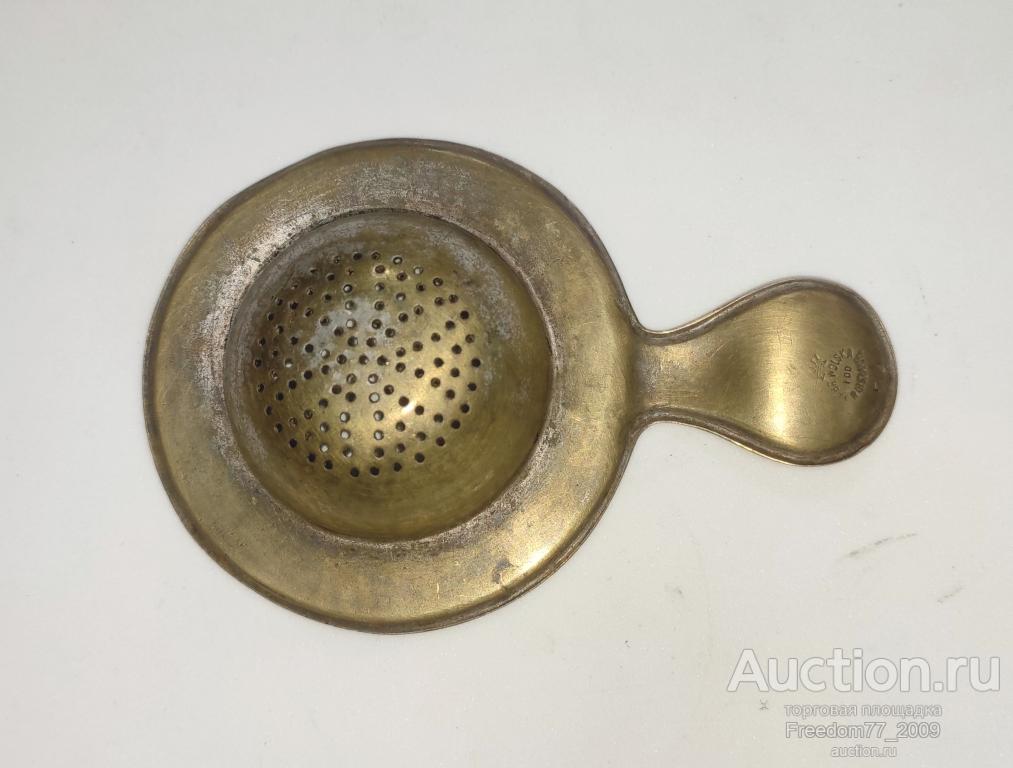 Бронзовое ситечко для заварки чая, Польский завод «Fabryka Wolska»