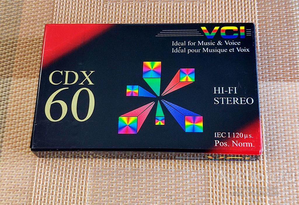 Аудиокассета VCI CDX 90 (1992) CANADA Market     /РЕДКАЯ/