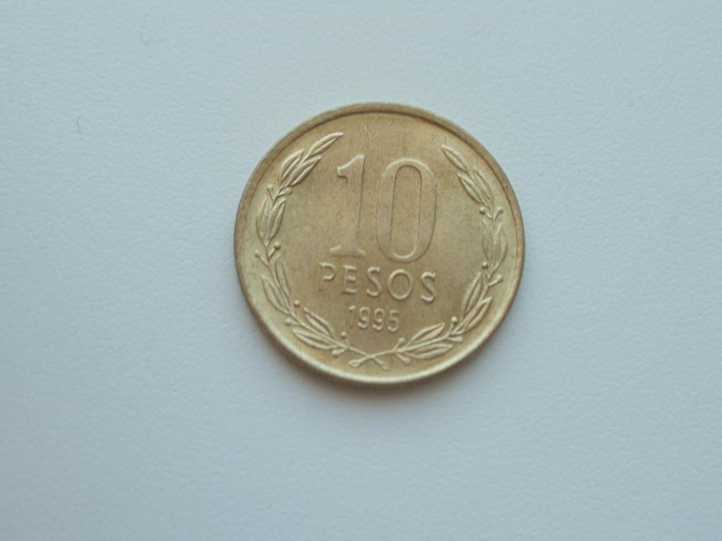 Чили 10 песо 1995г