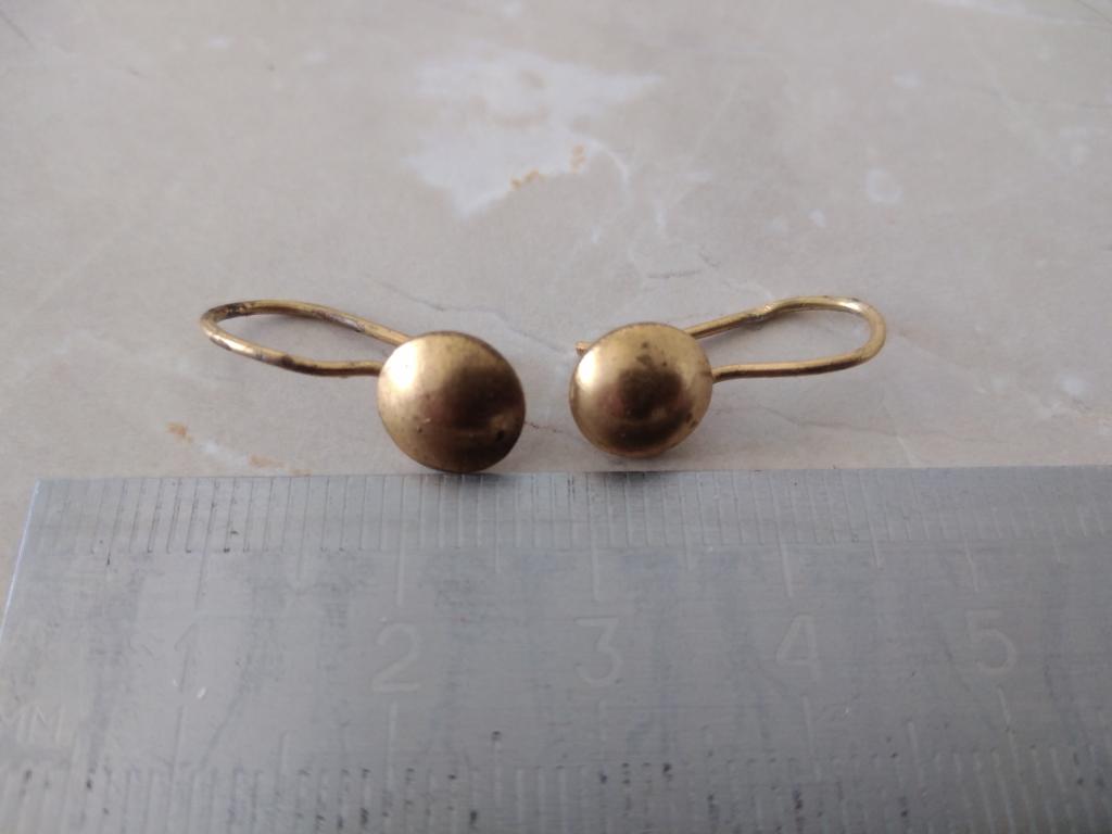 Серьги времён СССР. Винтаж. Клеймо.