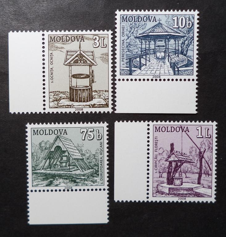 Молдова 2008 г.  Колодцы  **   Би.25