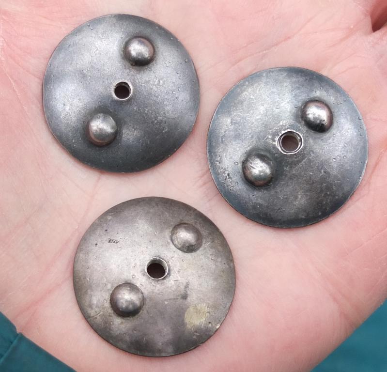 серебряные закрутки от медалей, 3 шт, СССР