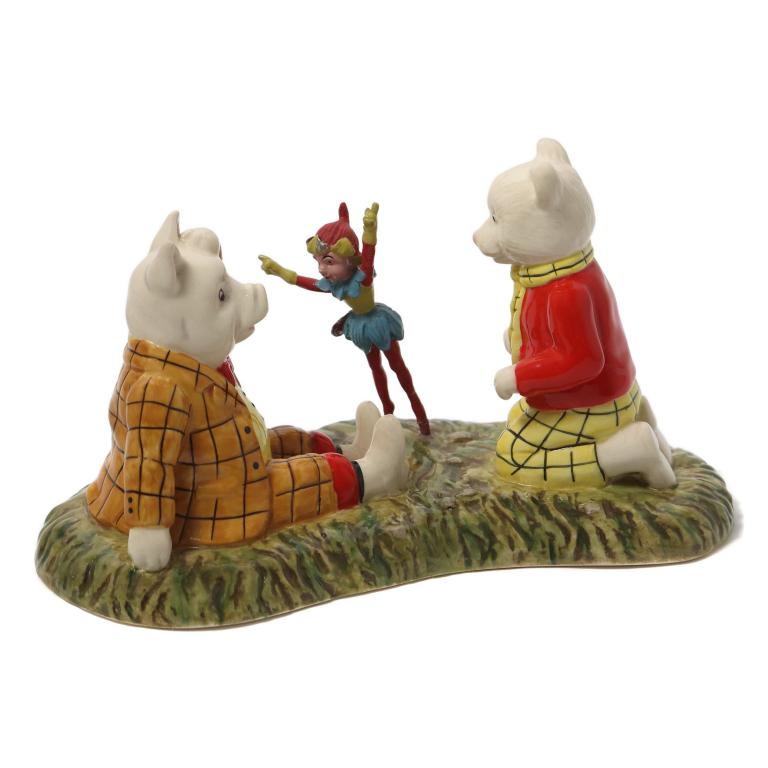 Фигура Руперт, Поджи и Весенний бес​. Royal Doulton