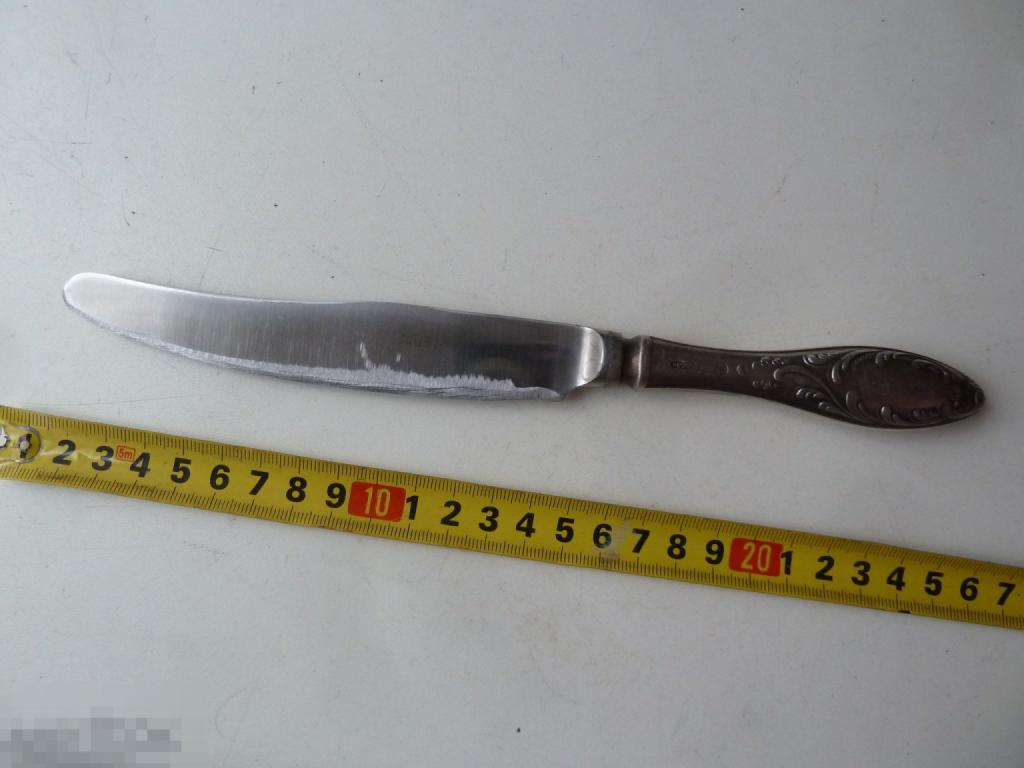 Нож столовый МНЦ мельхиор СССР