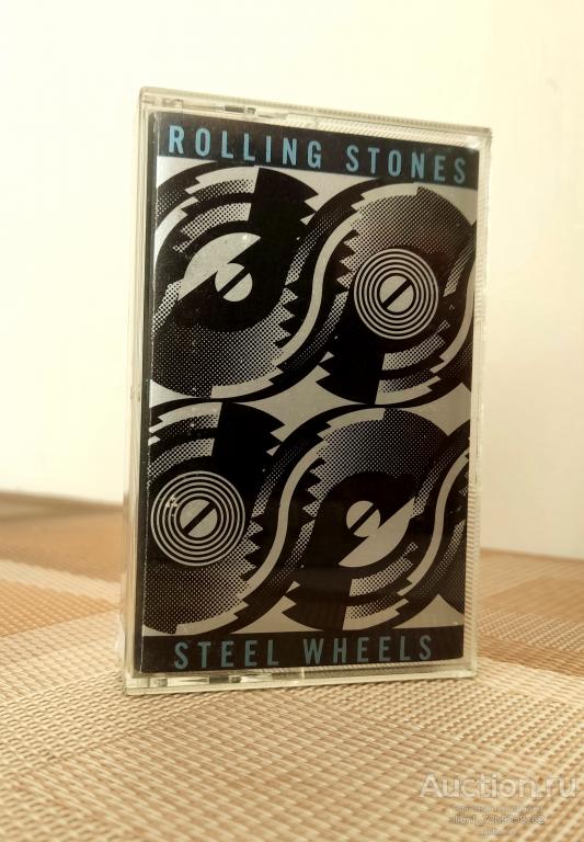 Аудиокассета, фирменное издание Rolling Stones – Steel Wheels (Canada)
