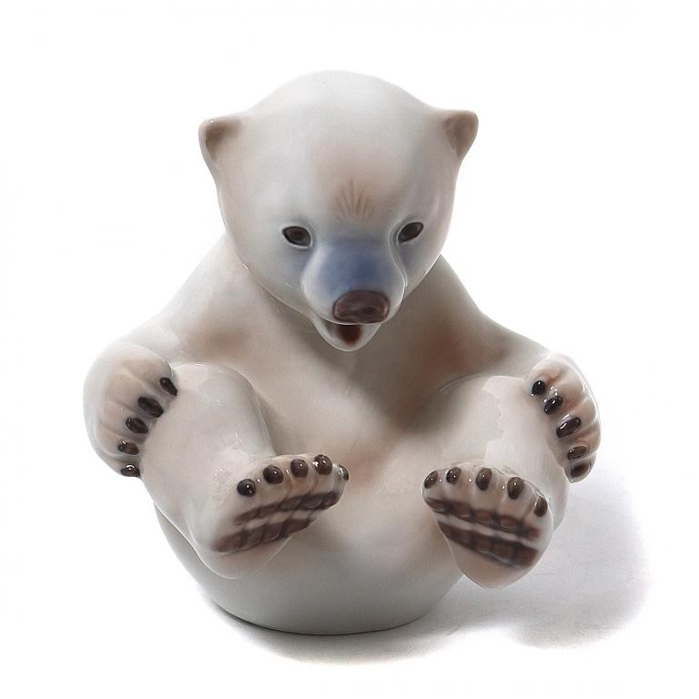 Фарфоровая фигура "Медвежонок". Royal Copenhagen