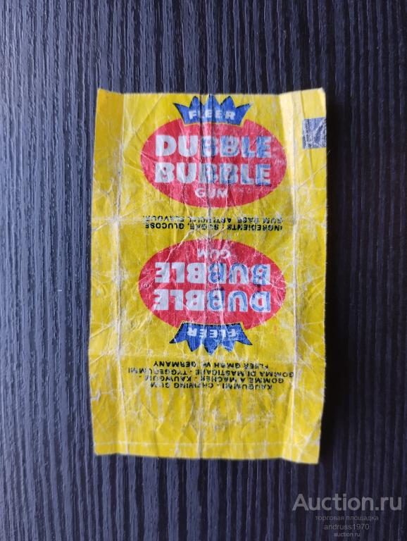 ОБЕРТКА ОТ ЖВАЧКИ FLEER DUBBLE BUBBLE
