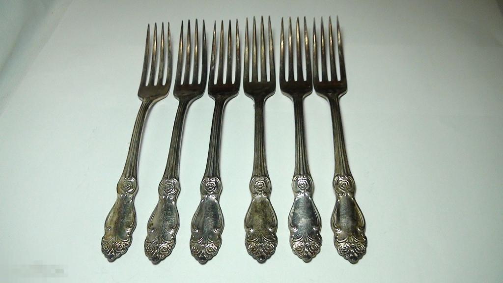 Столовые вилки мельхиор А3