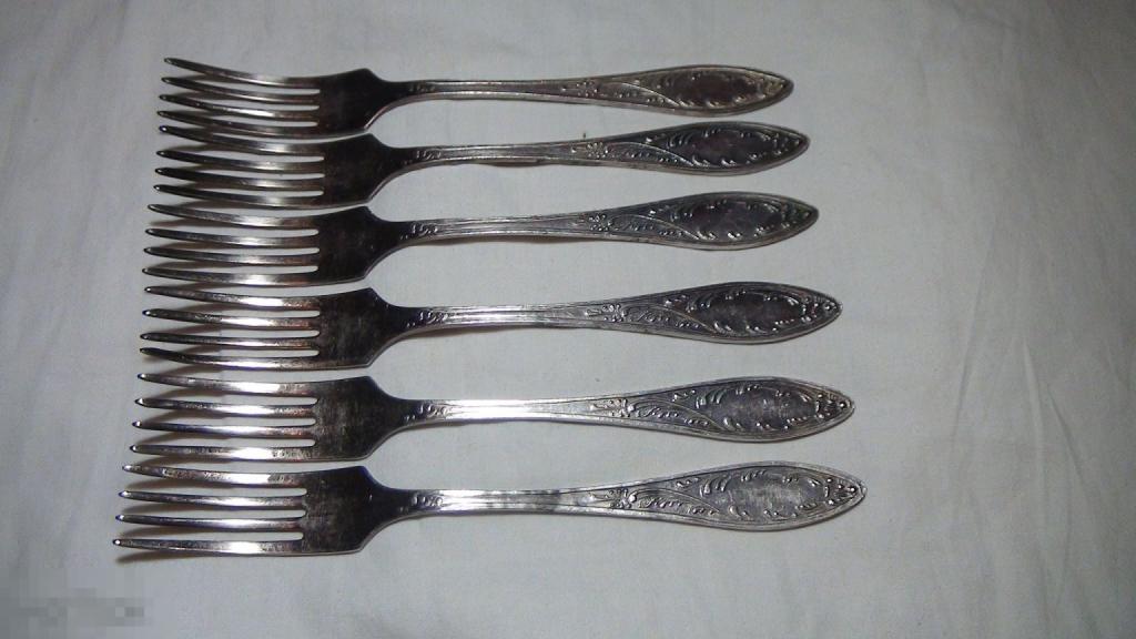 Вилки столовые мельхиор 21см 8