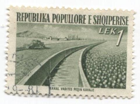 1953 Албания Реконструкция Канал 1м гаш