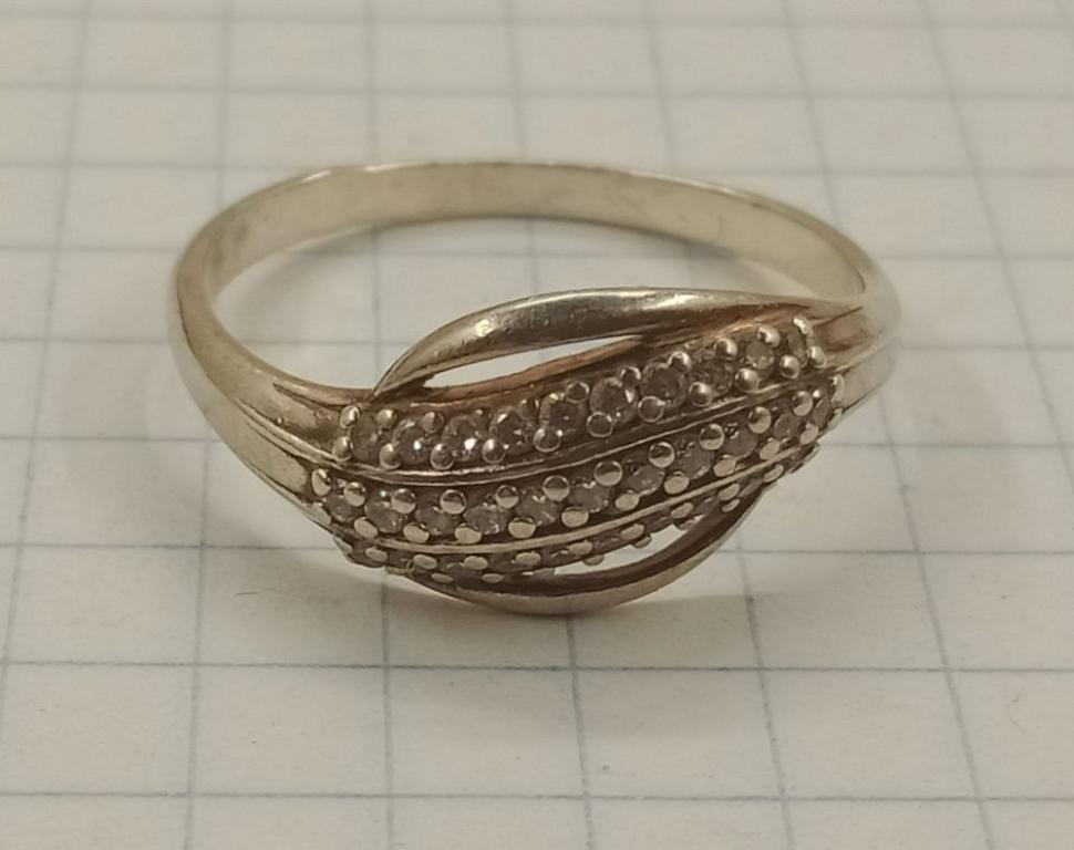Кольцо серебро 2,3 гр. р-р 18,5 (033268)