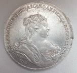 Рубль 1738г.СОСТОЯНИЕ!!!