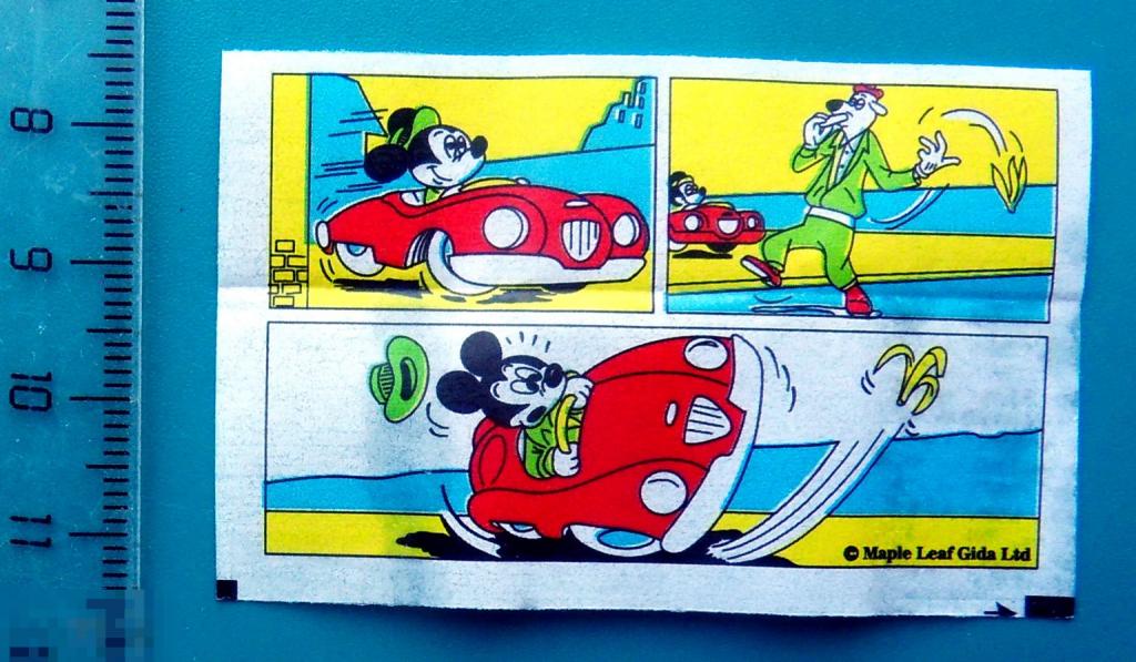 ВКЛАДЫШИ Дональд Donald Mickey Mouse Микки Маус * комиксы 1 шт cS (333а) ....46