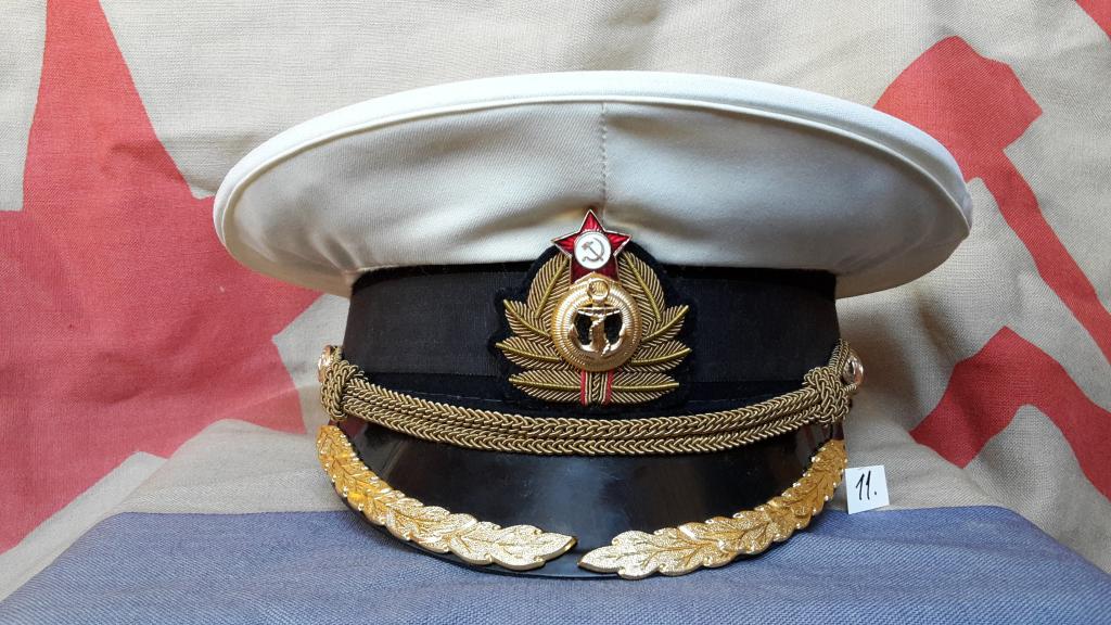 ФУРАЖКА ВМФ СССР 1991 Г КОКАРДА ШИТЬЕ Ф-КА ЗАРНИЦА