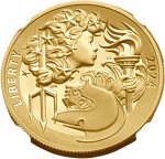 США. 100 Долларов 2024г. Золото. 31.108 г*0.9999 1.0 oz. Высокий Рельеф! СЛАБ NGC PF 70 ULTRA CAMEO!