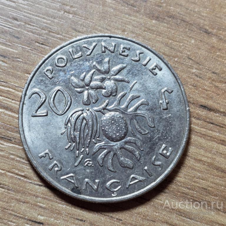 20 франков 2009 г. Французская Полинезия 2