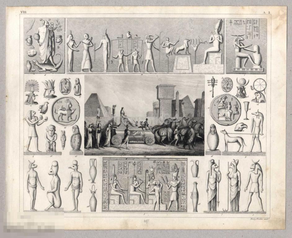 1849 год ATLAS Религия Египет фараон
