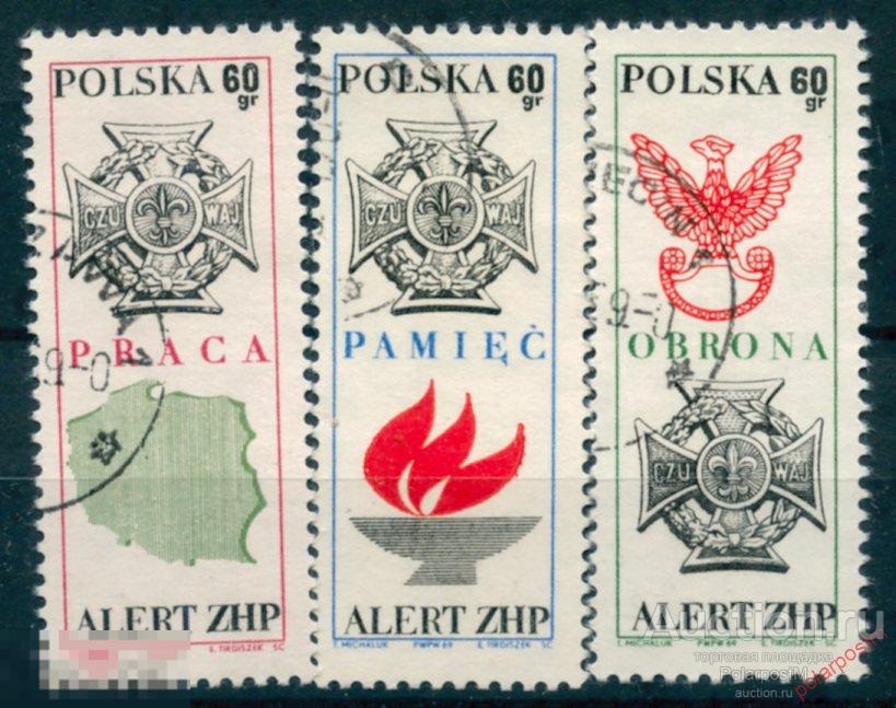 Y85 ПОЛЬША 1969 1928-1930 Медаль Польской разведки и руководящей ассоциации