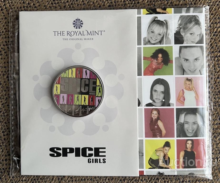 Под Заказ Великобритания Цветные 5 фунтов 2026 Spice Girls Легенды Музыки BUNC буклет