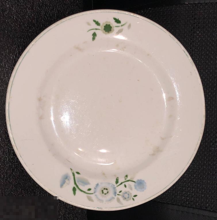 Тарелка Красный Фарфорист НКМП, клеймо 1940 е г, 23,5 см