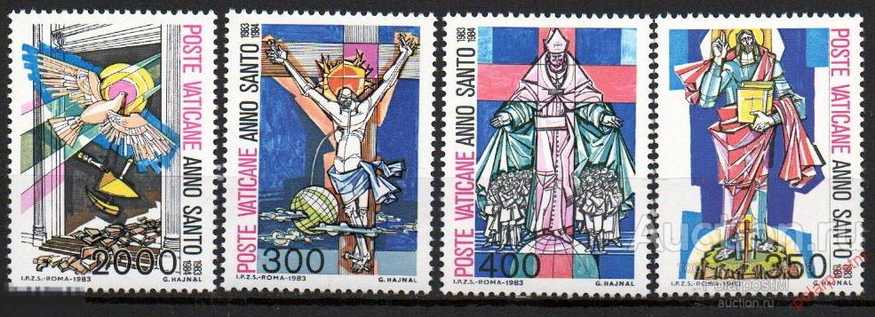 002 ВАТИКАН 1983 816-819 Необыкновенный Святой год